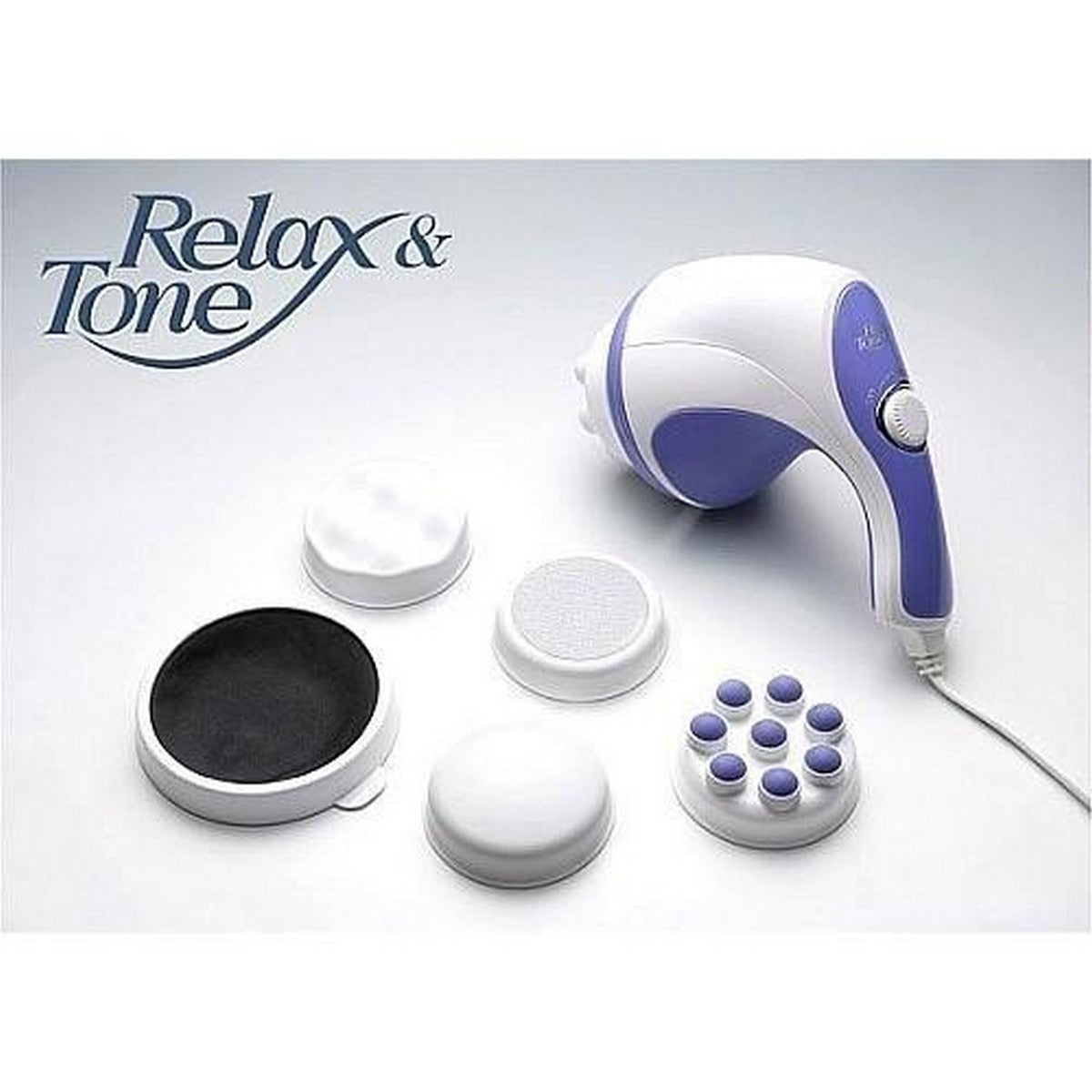 4-in-1 Relax & Spin Tone Electric Body Massager – Vibration Muscle Massage Machine