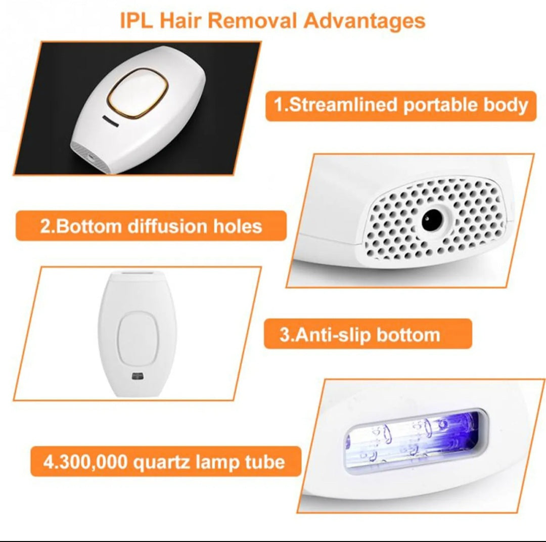 IPL Hair Removal Laser Device – both for men and women, Permanent Painless Hair Removal at Home