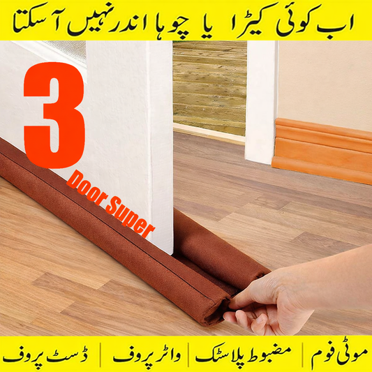 Door Draft Stopper & Water Blocker – Under Door Seal for Dust, Cold Air & Noise Protection