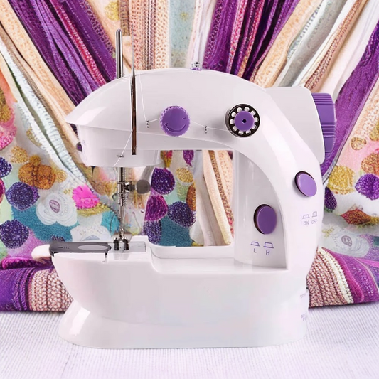 Portable Mini Dual Speed Electric Sewing Machine – Compact Sewing Machine for Home Use