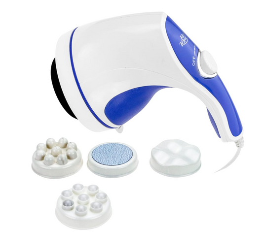 4-in-1 Relax & Spin Tone Electric Body Massager – Vibration Muscle Massage Machine
