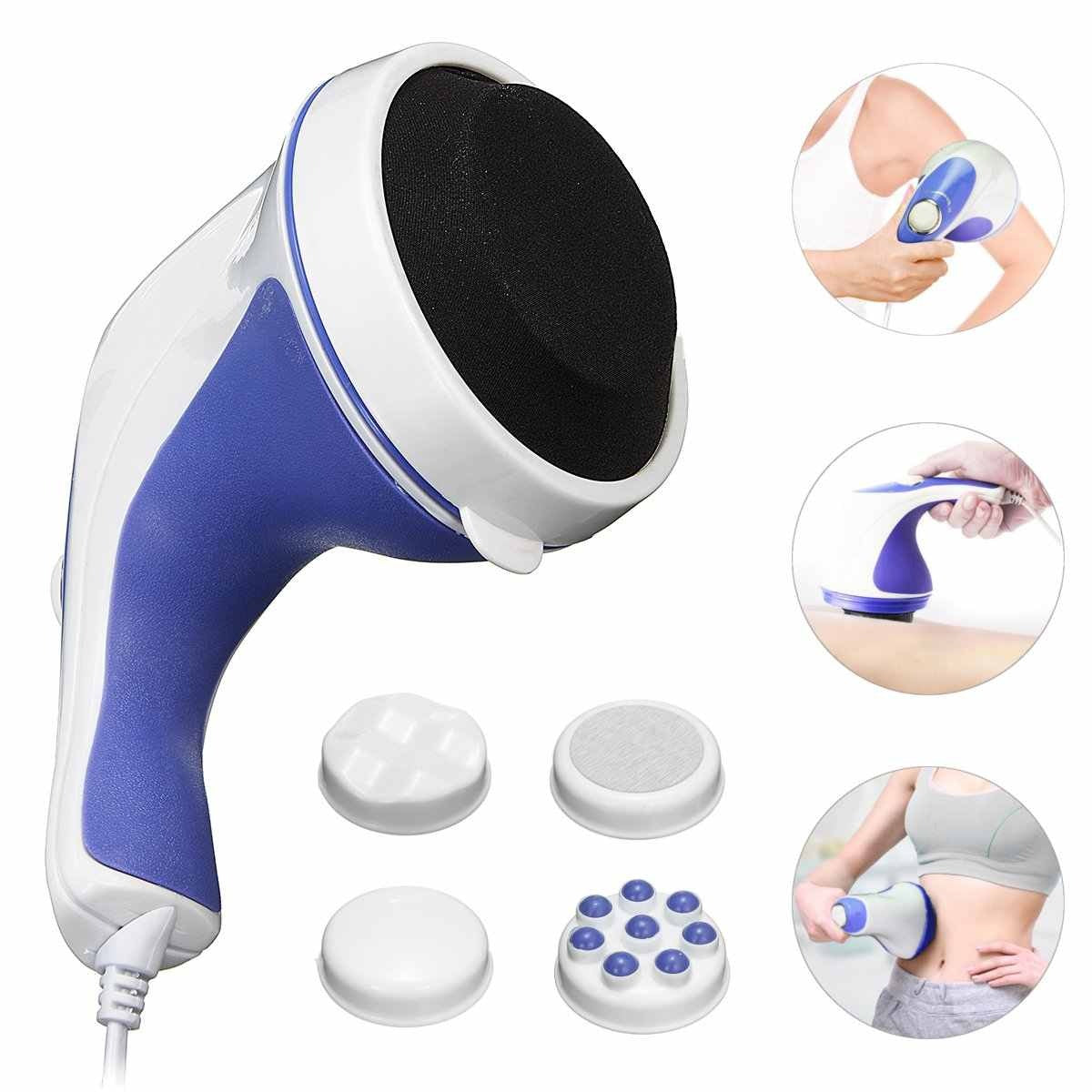 4-in-1 Relax & Spin Tone Electric Body Massager – Vibration Muscle Massage Machine