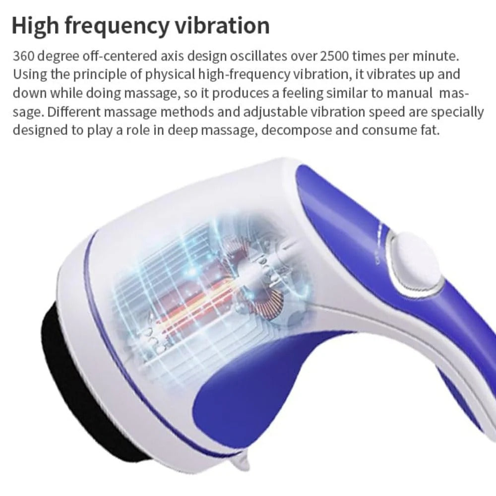 4-in-1 Relax & Spin Tone Electric Body Massager – Vibration Muscle Massage Machine