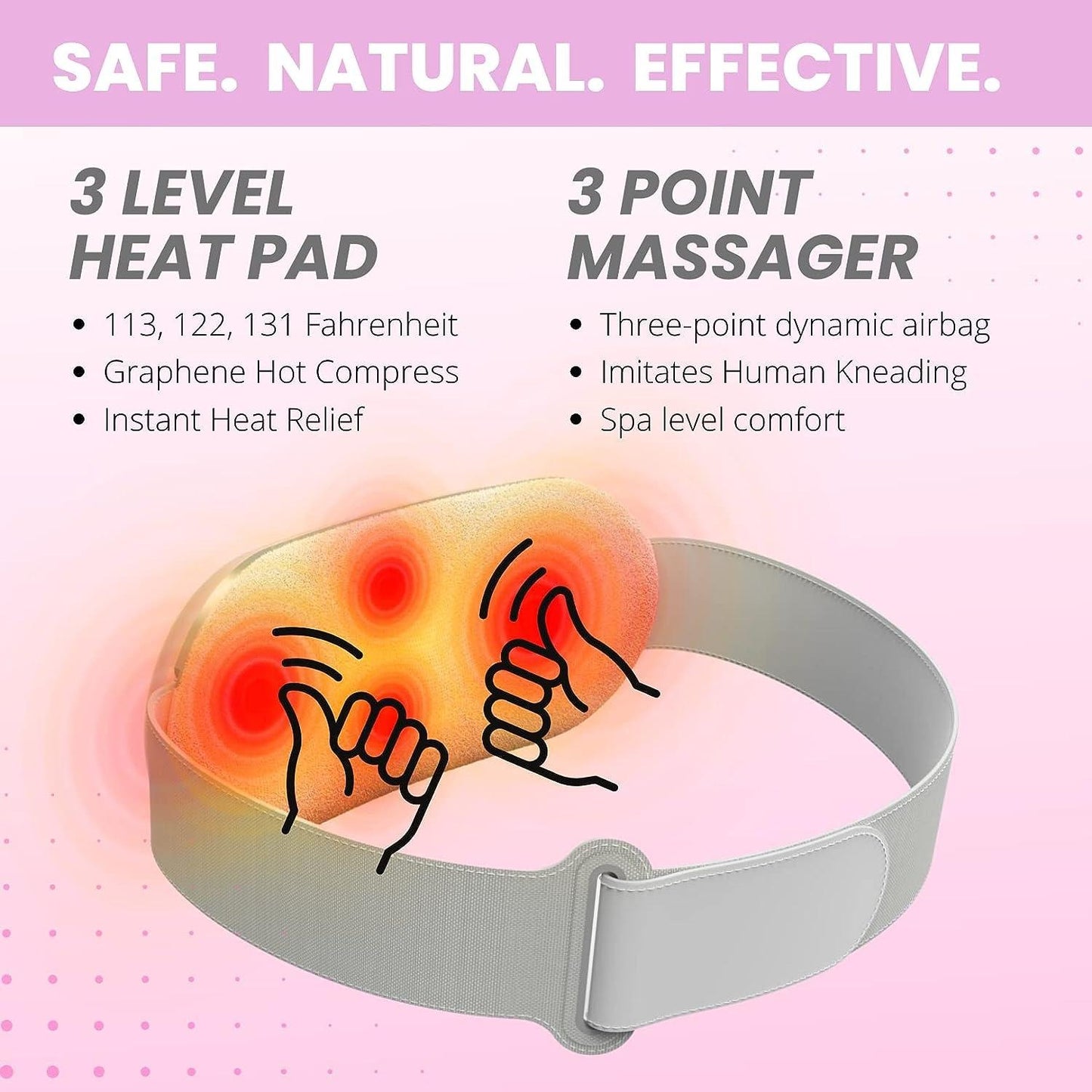 Menstrual Heating Pad Belt for Women – Period Pain & Cramp Relief Heating Therapy Belt for women