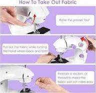 Portable Mini Dual Speed Electric Sewing Machine – Compact Sewing Machine for Home Use