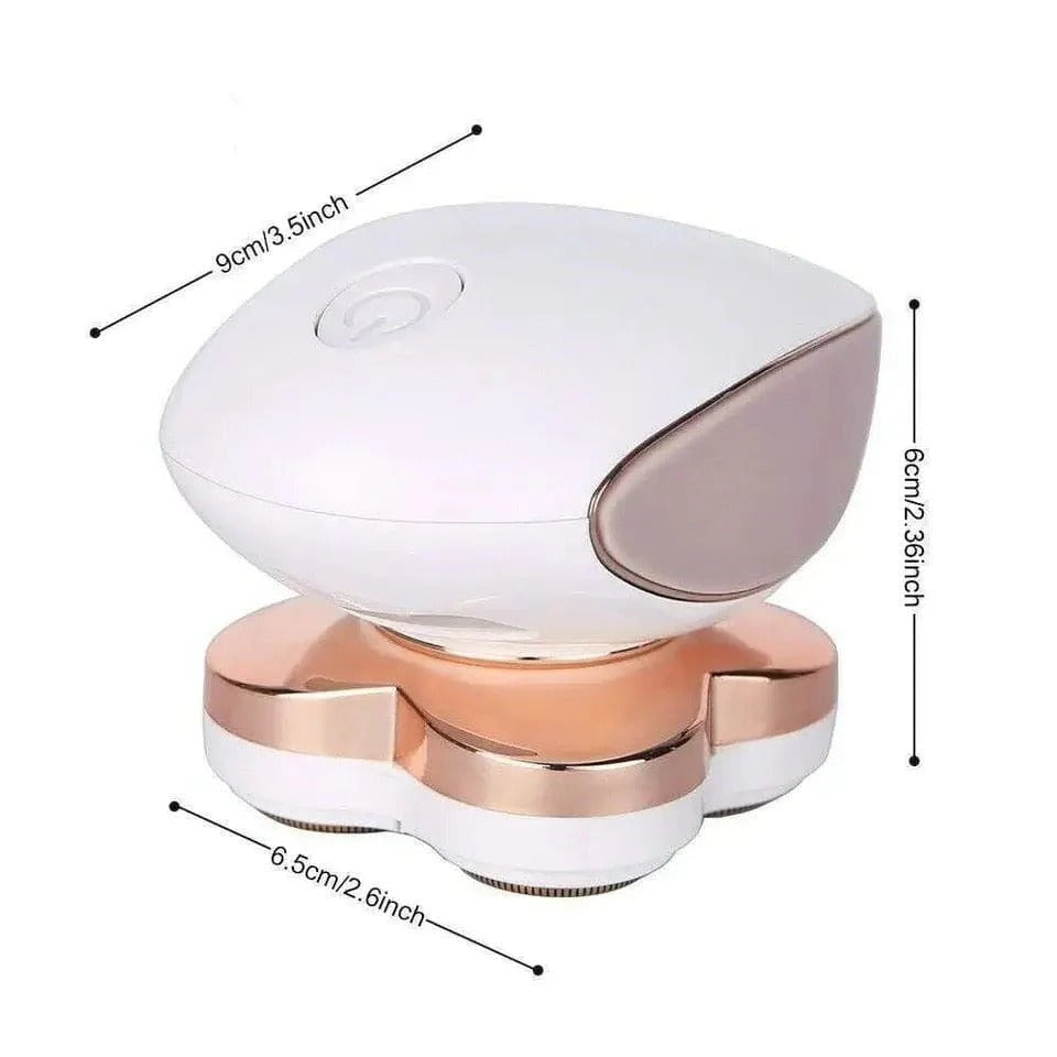 Multifunction Electric Shaver for Women – 4-in-1 Painless Hair Remover, Lady Electric Razor for Face, Legs & Body, Rechargeable Women's Hair Trimmer