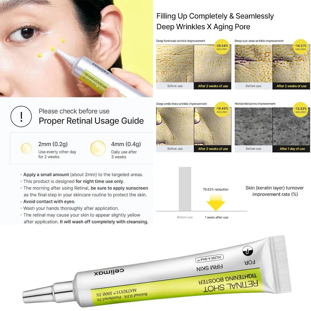 Celamix Retinal Shot – Advanced Anti-Aging Retinal Shot for Firm & Smooth Skin