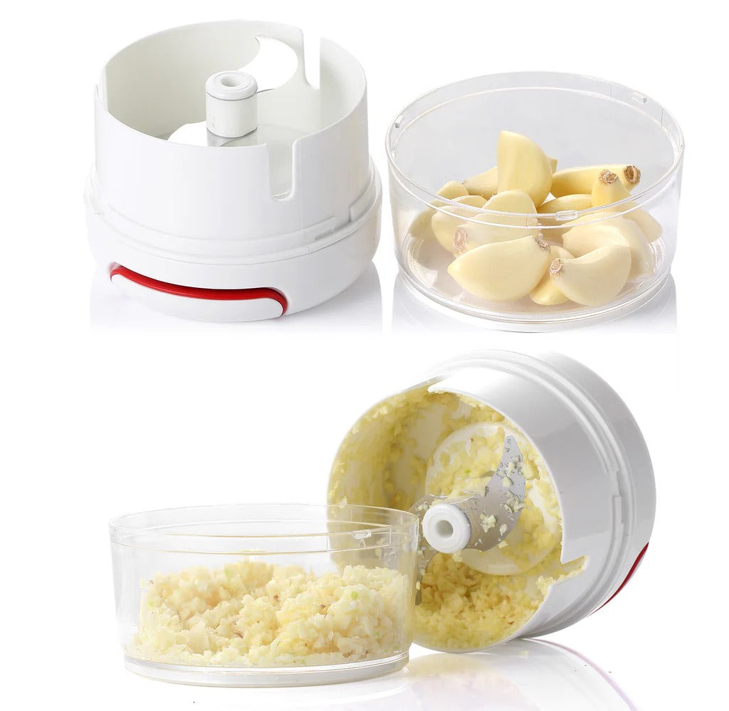 Multifunctional Manual Hand Pull Food Chopper – Mini Speedy Vegetable & Onion Chopper with Stainless Steel Blades