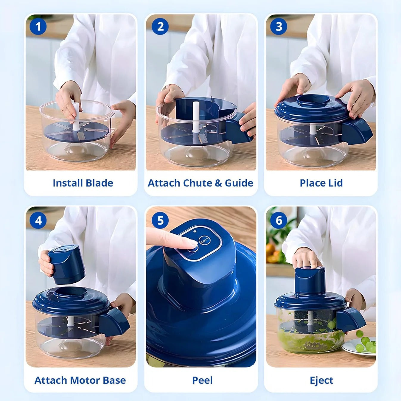 Electric Fruits & Vegetables Peeler – Rechargeable Automatic Kitchen Peeling Machine