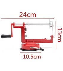 Manual Twisted Potato Spiral Slicer – Stainless Steel Apple & Vegetable Spiral Cutter